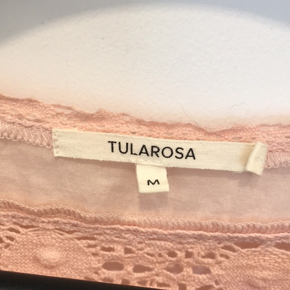 Tularosa Pink Embroidered Dress Size M - Picture 3 of 7